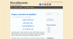 Desktop Screenshot of heraldizando.com