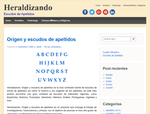 Tablet Screenshot of heraldizando.com